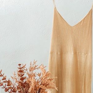 Express ribbed slinky dress